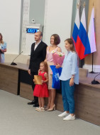 Наш победитель в обласном конкурсе " Семья".